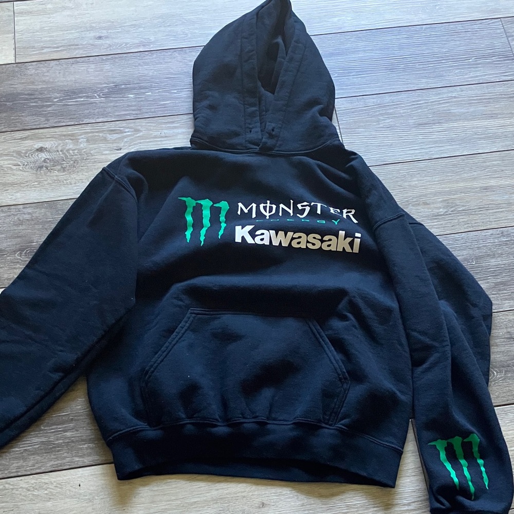 Gildan Heavy Blend Monster black hoodie